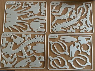 Styracosaurus 3D puzzle kit card 3D print model