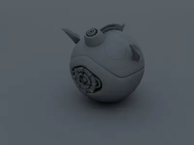 scifi sphere 3D model