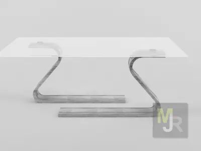 modern table Free low-poly 3D model