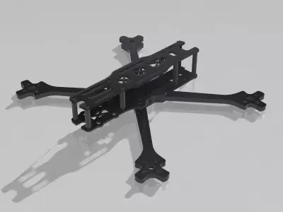 Racing FPV Drone Frame 2 3D Printable 3D print model