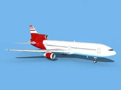 Lockheed L-1011 TriStar Corporate 4 3D model