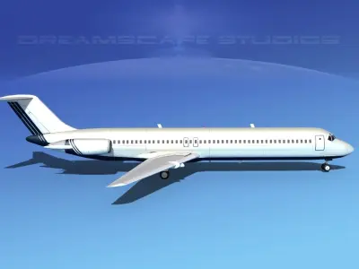 Douglas DC-9-50 Executive 5 3D model