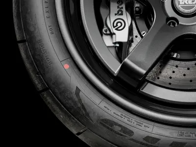 Nitto NT555 R2 275 40 R19 101W 3D model
