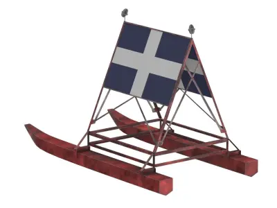 ship target gunnery  3D model