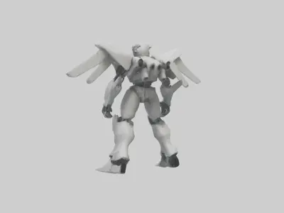 Robot version of a pilot model 3D model