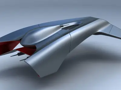 Space Ship Concept 3D model