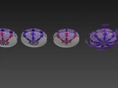 Bi-Directional Ionwind Compass - Concept 3D model