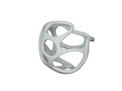 SciFi Cube Object No 43277 Low Poly Shape Texture