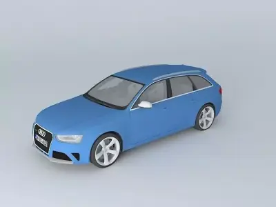 Audi RS4 Avant B8 Typ 8K 2013 Free 3D model