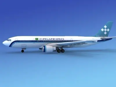 Airbus A300 Cruzeiro 3D model