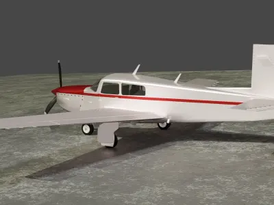 Mooney M20J 3D model
