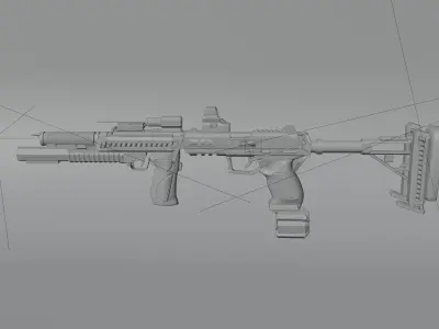 FREE Pistol Modifications With Pistol Free 3D model