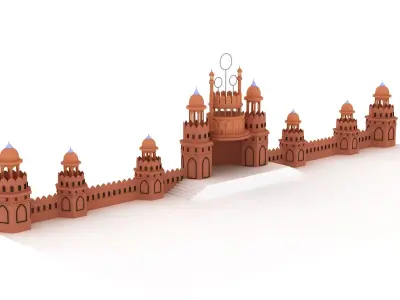 Castle intro 3D model