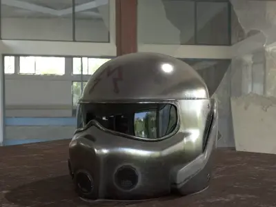 Metro 2033 Sparta helm 3D model