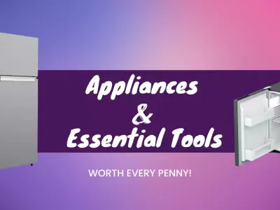 NEW Kitchenware Pack Appliances Furniture and Essential Tools 3D Model Collection