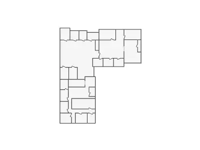 Commercial Interior Sketch - 24001-28000 SF - Xactimate 3D model