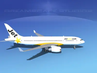 Boeing 787-8 Jetstar 3D model