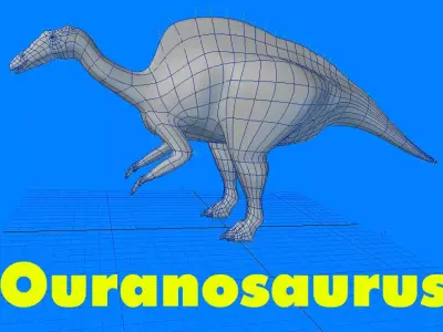Ouranosaurus Dinosaur 3D model