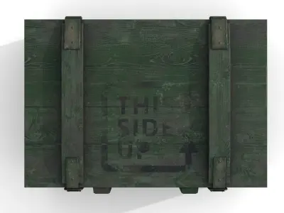 Military Case2 Low-poly 3D model