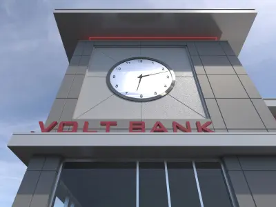 Commercial Building-024 Office Building 3D model