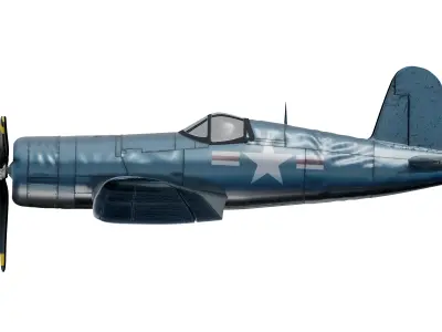 F4U Corsair 3D model 3D model