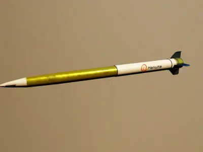 K239 Chunmoo Missile Low-poly 3D model