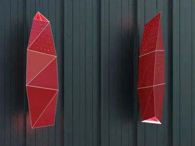 Subdivision Lamp Free 3D model