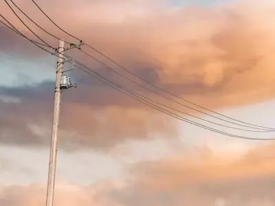 Utility pole Free 3D model