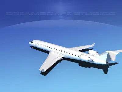 Canadair CRJ700 LP SS 3D model