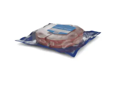 Deli sausages Cooked Meats 3D model