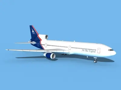 Lockheed L-1011 Air New England 3D model