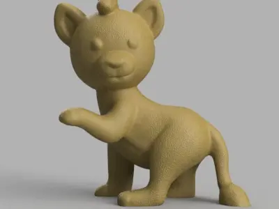 Petit Lion 3D print model