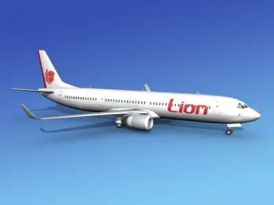 Boeing 737-900ER Lion 2 3D model