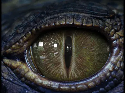 Creature Eyes Vol 08 - PBR Low-poly 3D model