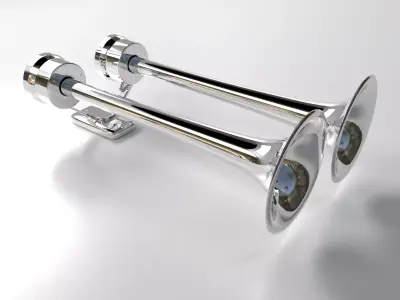 Duplex Trumpet Airhorn 3D model