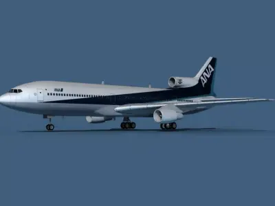 Lockheed L-1011-50 All Nippon Airways 3D model