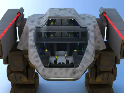 Juggernaut Battle Robot 3D model