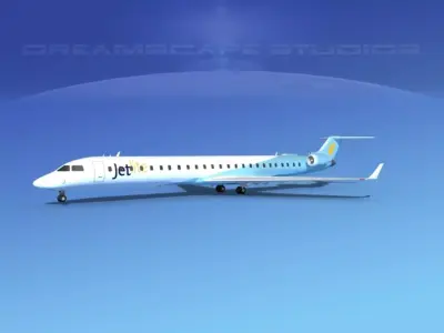 Bombardier CRJ1000 JetLite 3D model