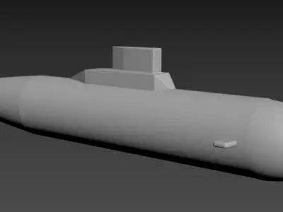 submarine Free 3D model