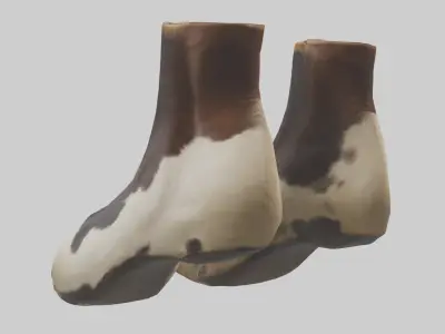 Cow Hooves Model 3D model
