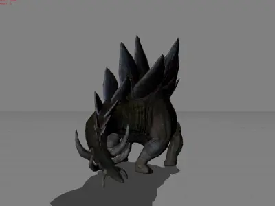 Stegosaurus Animal Low-poly 3D model