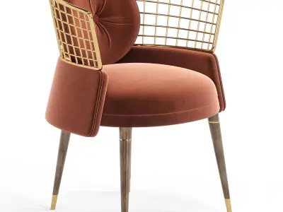 Frida Dinig Chair By Mezzo Collection Free low-poly 3D model