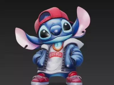 Stitch - Street cloth 2 3D print model