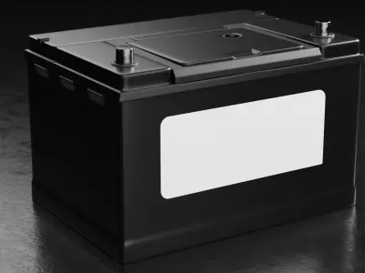 Car Battery Type C 3D model