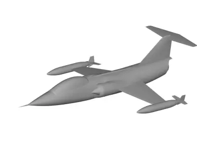 Lockheed F-104 Starfighter 3D model