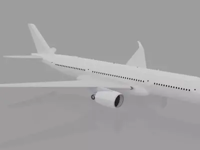 Airbus A350-900 XWB 3D model
