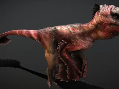 ULTIMATE RAPTOR Low-poly 3D model