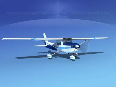 Cessna C152 Aerobat V06 3D model