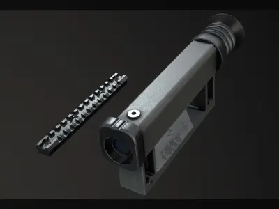 PBR G11 K2 Prototype Low-poly 3D model