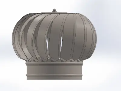 Turbo deflector 3D model